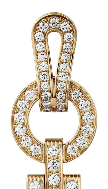 Cartier AGRAFE EARRINGS, PAVED N8515187 2