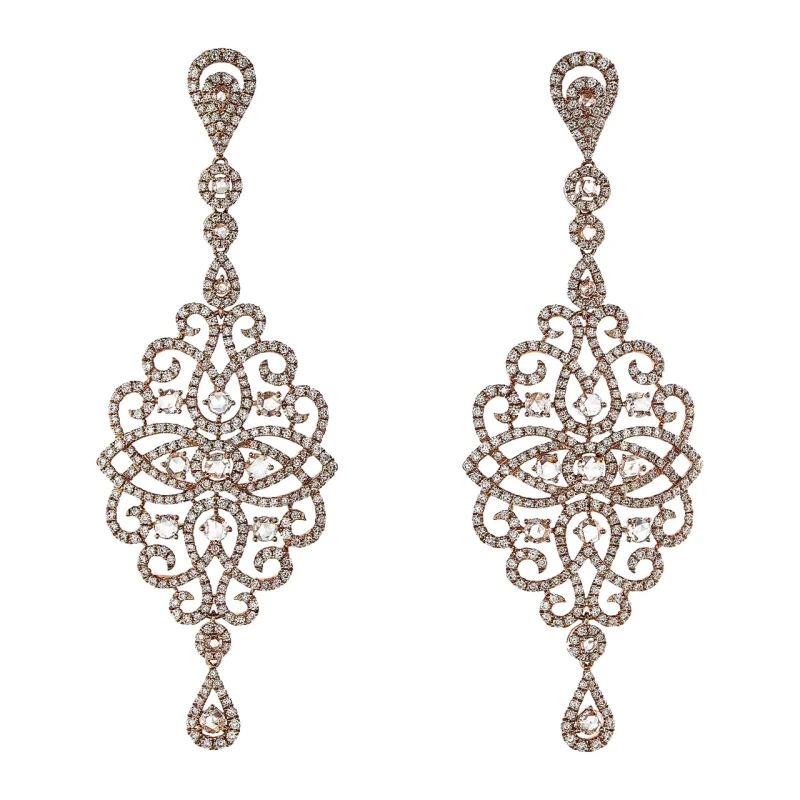 DIAMOND 4.01 CT EARRINGS
