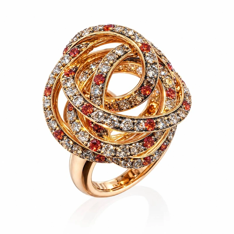 MATASSA RING, PINK GOLD