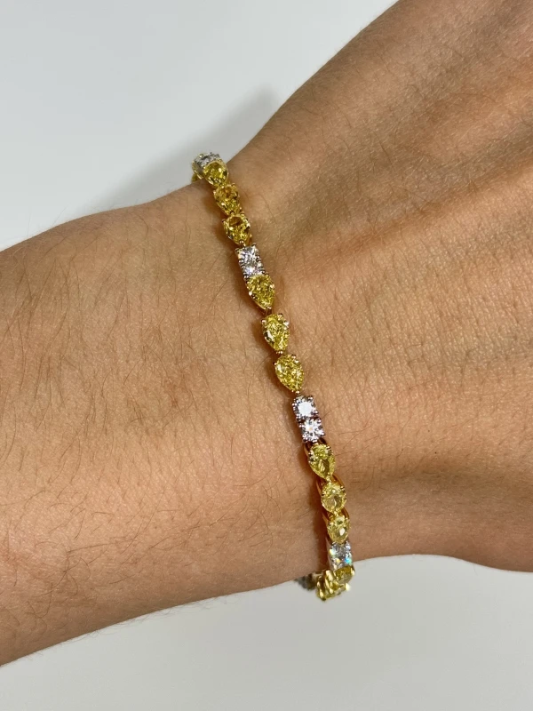 VERDI JEWELLERY БРАСЛЕТ С БРИЛЛИАНТАМИ 8,38 CT A22G 2