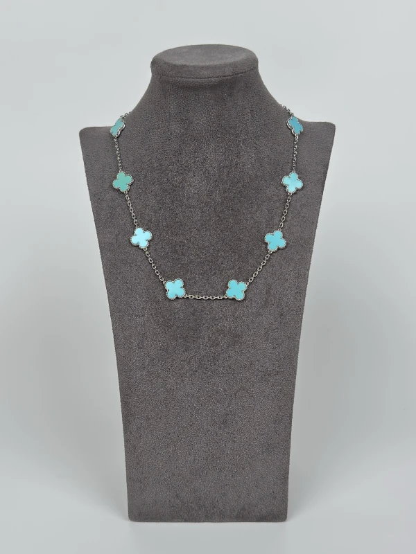 Van Cleef & Arpels MAGIC ALHAMBRA NECKLACE, 10 MOTIFS, TURQUOISE ARB84900 2