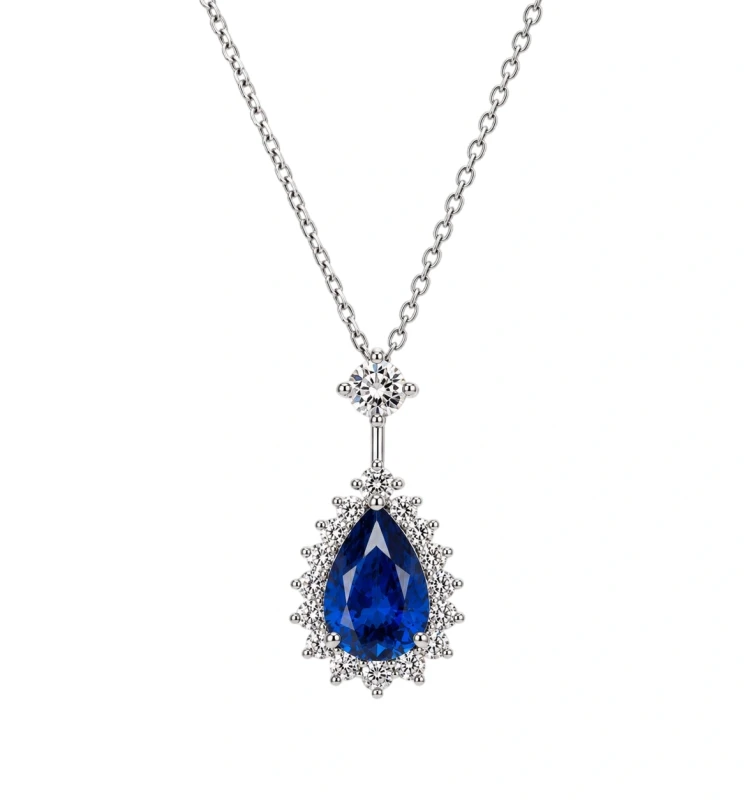 SAPPHIRE PENDANT 1.45 CT BLUE SRI LANKA