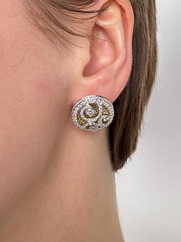 GRAFF DIAMOND ON DIAMOND EARRINGS RGE480 5