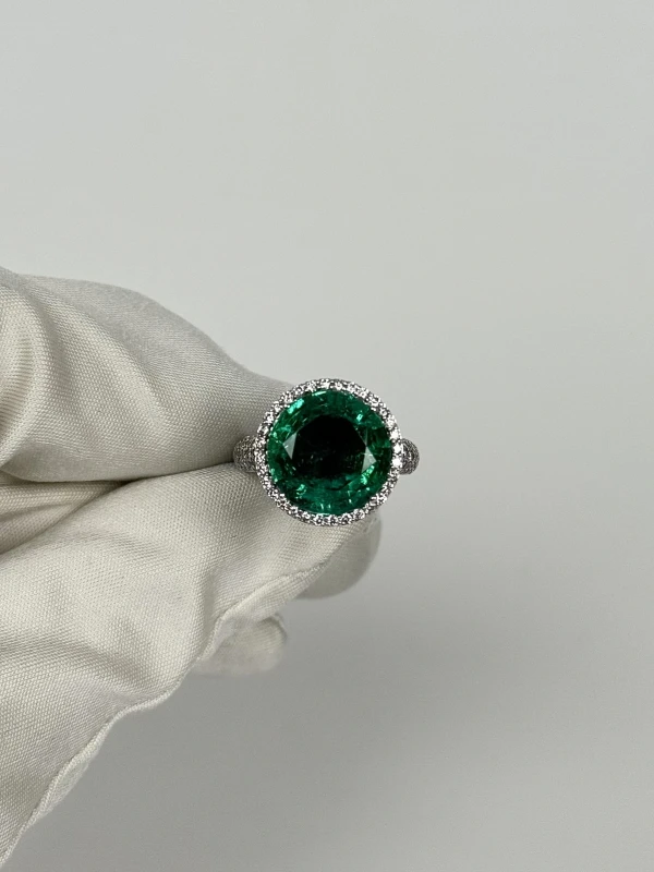 СЕРЬГИ NO NAME EMERALD 7.00 CT RING (SIZE 55) NN 7.00 CT 2