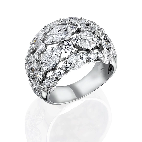 Кольцо с бриллиантами 6,60ct