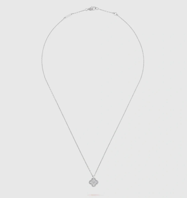 Van Cleef & Arpels SWEET ALHAMBRA DIAMOND PENDANT VCARO85900 2