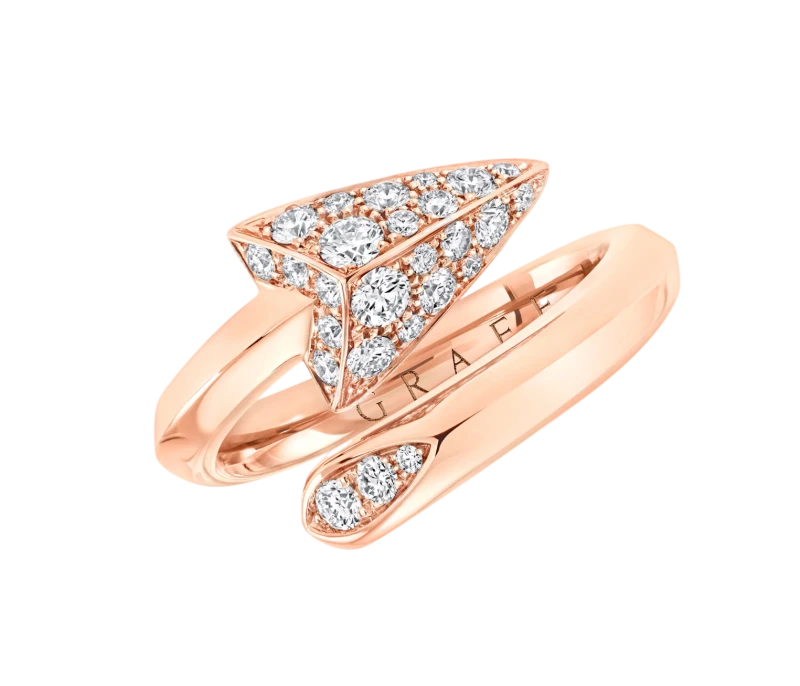 Follow Me Pavé Diamond Accent Ring (SIZE 53)
