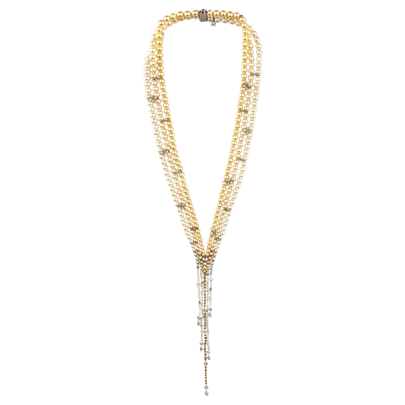 Мikimoto  PEARL AND DIAMOND SET MK4215 2