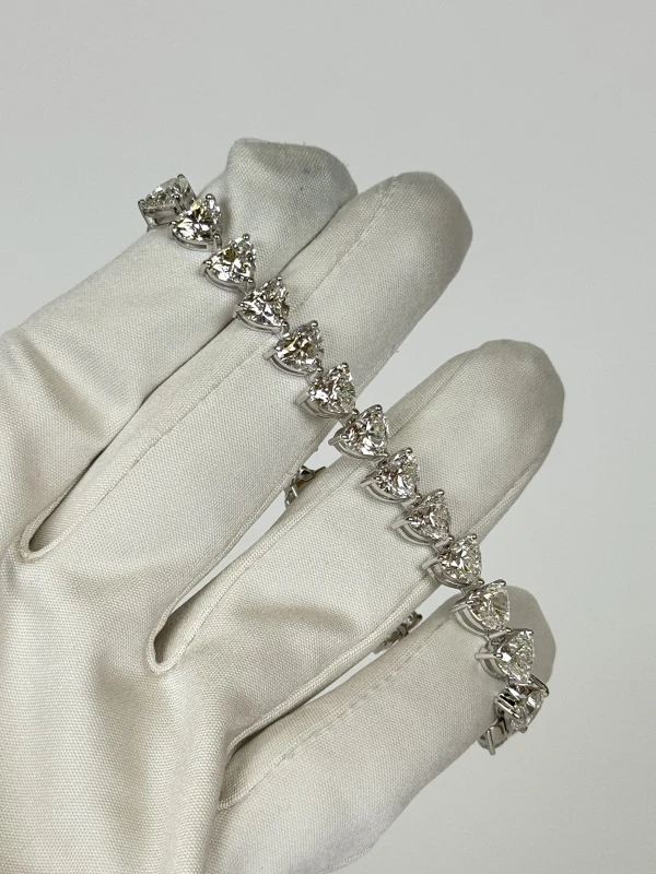 No name HEART DIAMOND 26.61 CT BRACELET (GIA) NN26.61 2