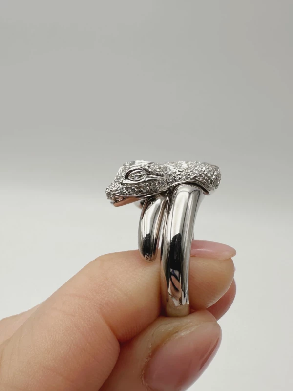 Leo Pizzo SNAKE DIAMOND RING Y7Z8A 2