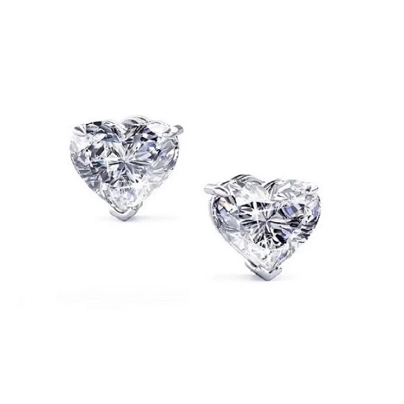 СЕРЬГИ С БРИЛЛИАНТАМИ 1.00 CT F/VS1- 1.00 CT F/VS2