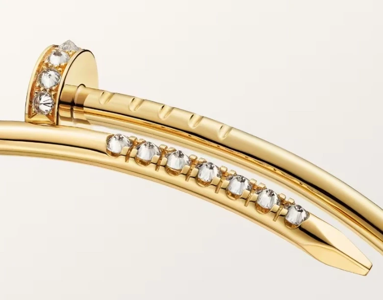 Cartier Juste un Clou bracelet, small model, inverted diamonds (SIZE 15) B6091915 3