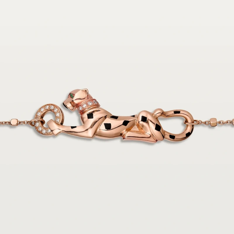 Cartier Panthère de Cartier bracelet, on a chain, diamonds B6046516 3