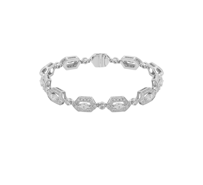 ART DECO DIAMOND BRACELET (SIZE 18)