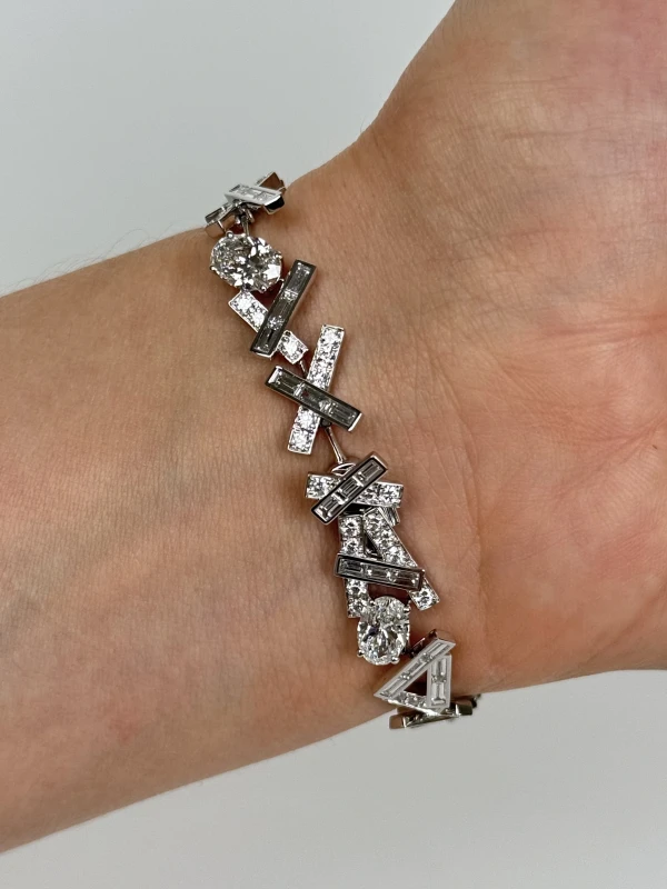 Graff Threads White Diamond High Jewellery Bracelet RGB 10.33 CT 5