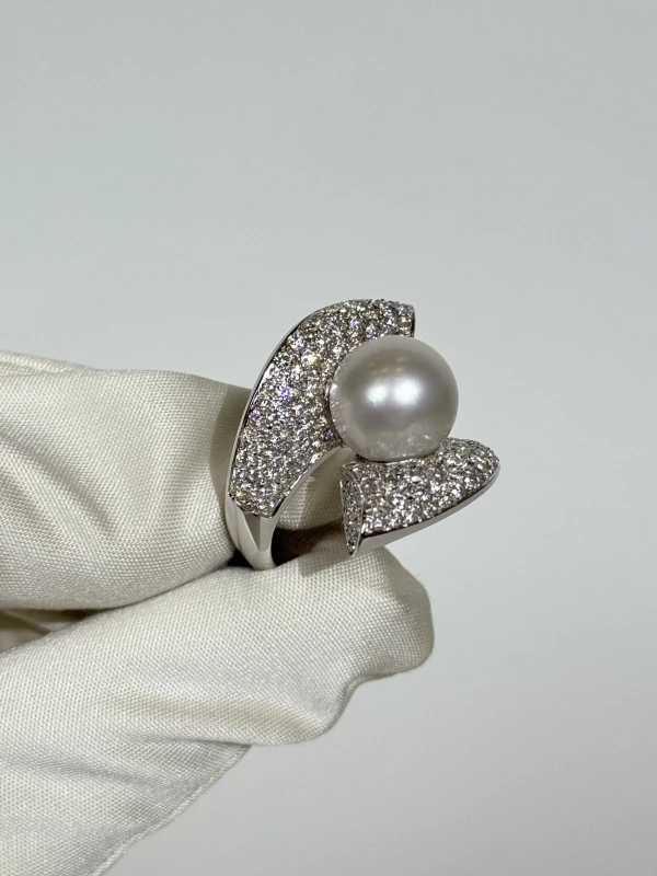 UTOPIA PEARL 12.5 MM RING (SIZE 54) H5A1BB04 3