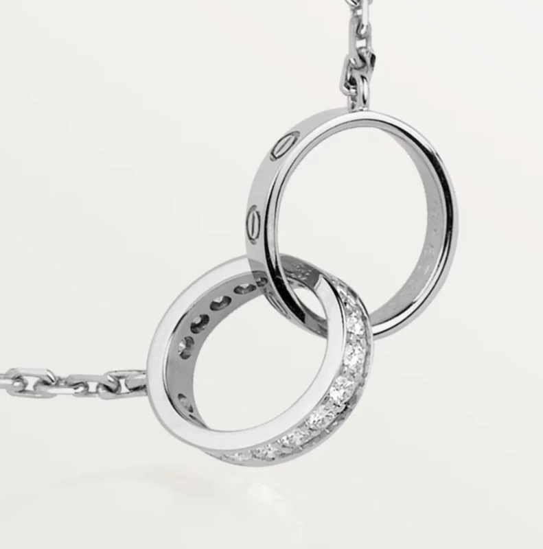 Cartier LOVE NECKLACE, DIAMONDS B7013700 2