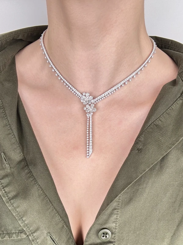 GRAFF Carissa Diamond Drop Necklace RGN651 7