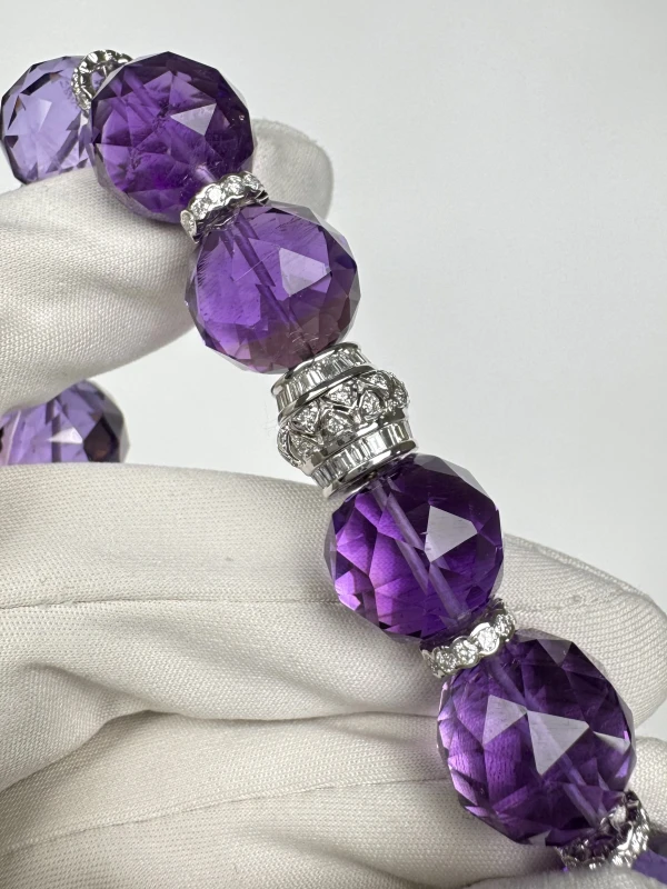 Adler AMETHYST AND DIAMONDS NECKLACE AN28 5