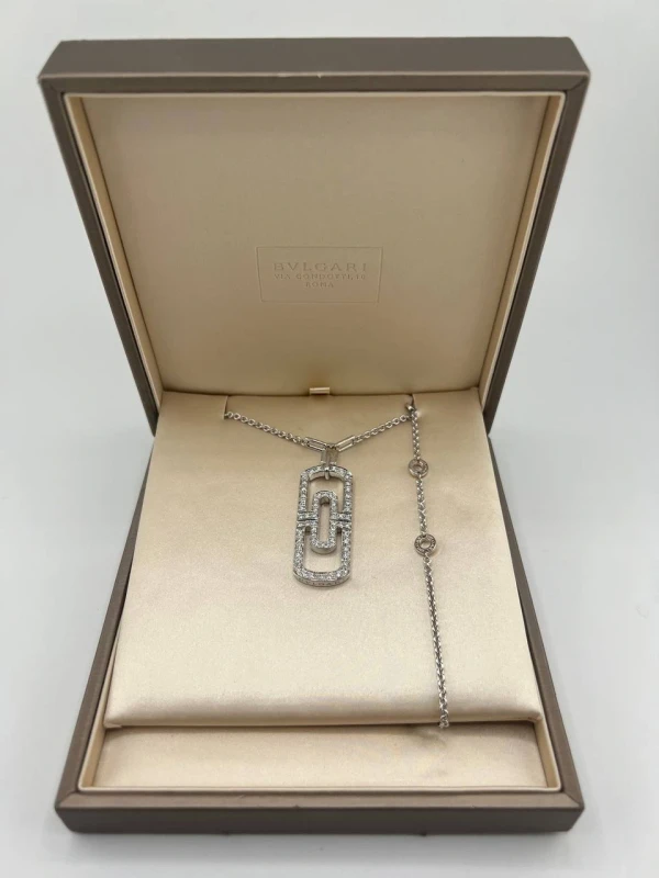 Bvlgari PARENTESI WHITE GOLD DIAMONDS PENDANT LARGE MODEL  BV PARENTESI 4