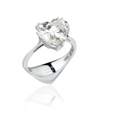 Jewellery theatre HEART DIAMOND 4.5  CT RING JT4.50 CT