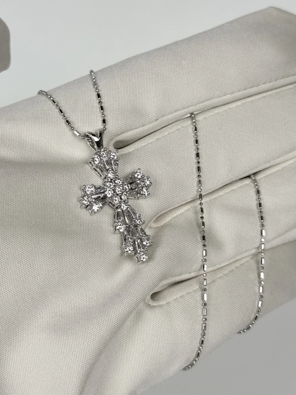 SCAVIA DIAMOND 2.27 CT CROSS PENDANT SCAVIA 3