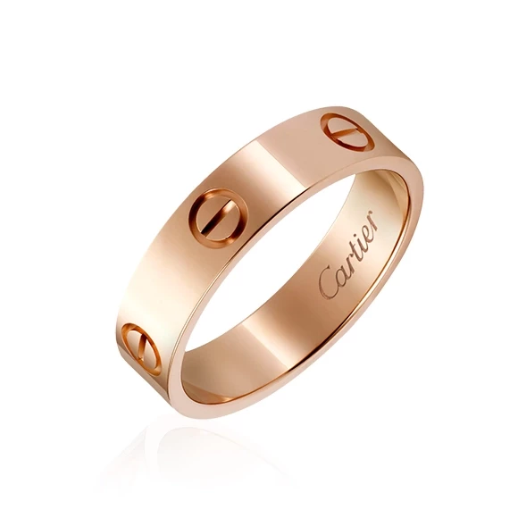 LOVE RING, PINK GOLD