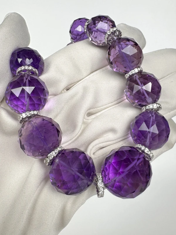 Adler AMETHYST AND DIAMONDS NECKLACE AN28 4