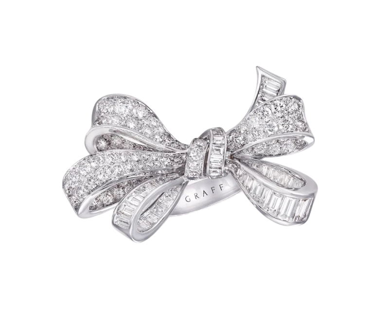 Tilda's Bow Double Knot Diamond Ring