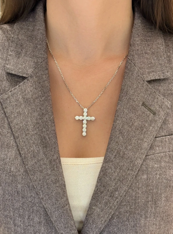 DeRosa CROSS PENDANT 4.51 CT G-H/VVS-VS GIA C811872 5