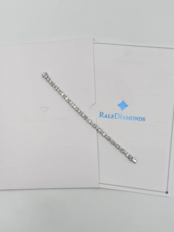 RalfDiamonds EMERALD DIAMONDS 15.22 CT BRACELET RFD15.22 CT 5