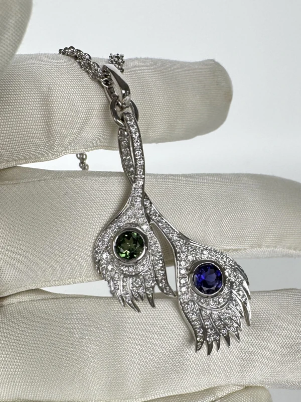Carrera y Carrera PEACOCK PENDANT CYC678 4