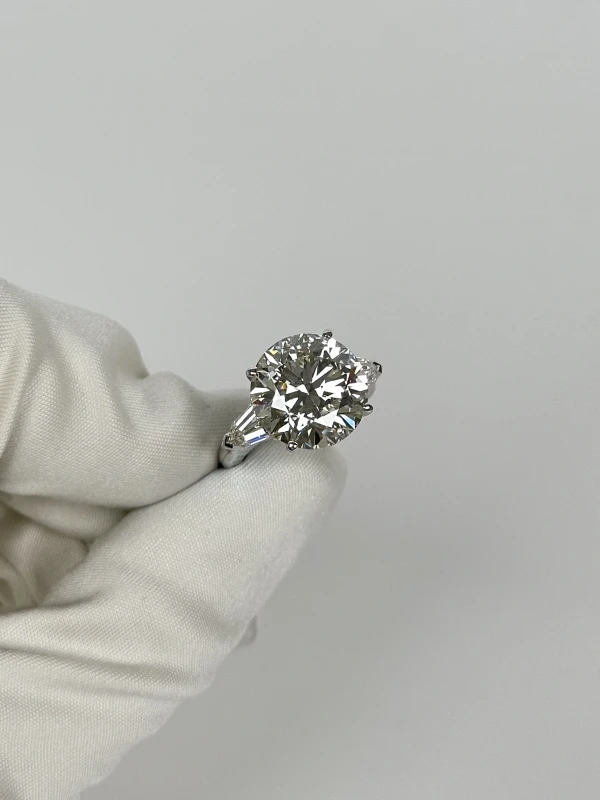 СЕРЬГИ NO NAME ROUND DIAMONDNN RING  10.06CT J/SI1 NN10.06CT J/SI1 3