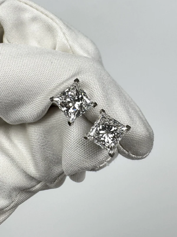 Tiffany & Co RINCESS DIAMOND 1.23 - 1.22 CT F/VVS1-VS2 EARRINGS TCo1.23-1.22F/VVS-VS 4