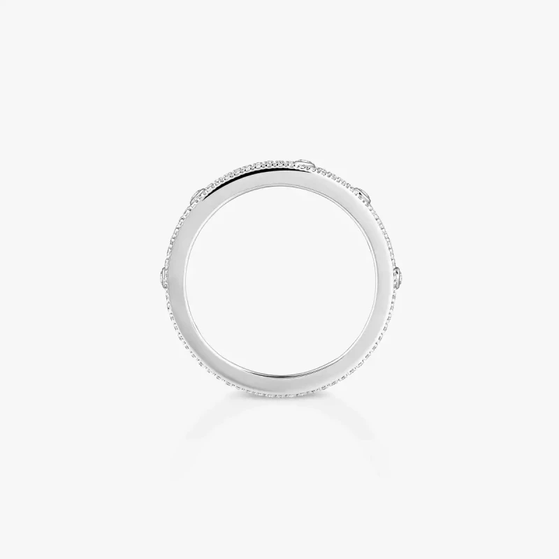 MESSIKA ALLIANCE MOVE RING, WHITE GOLD (SIZE 51) 07080-WG-51 3