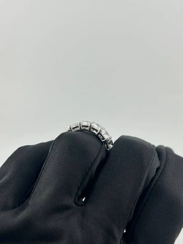 No name ETERNITY RADIANT DIAMOND 11.2 CT D-E/VVS1-SI1 RING (SIZE 53) GIA nn11.2ct 7