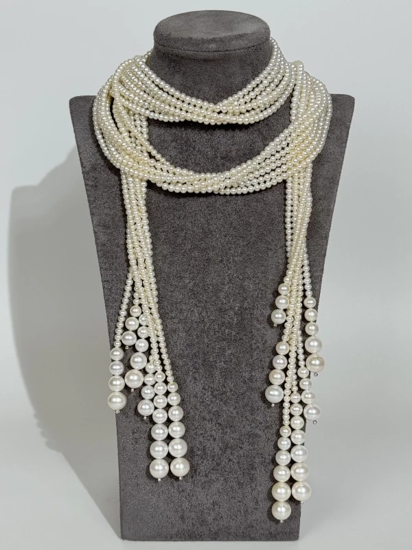 Utopia PEARL&DIAMOND NECKLACE utopia081124 4