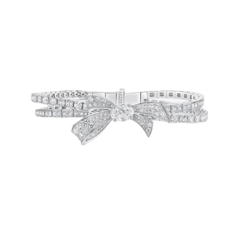 GRAFF WHITE GOLD DIAMOND BRACELET TILDA'S BOW RGB668 1