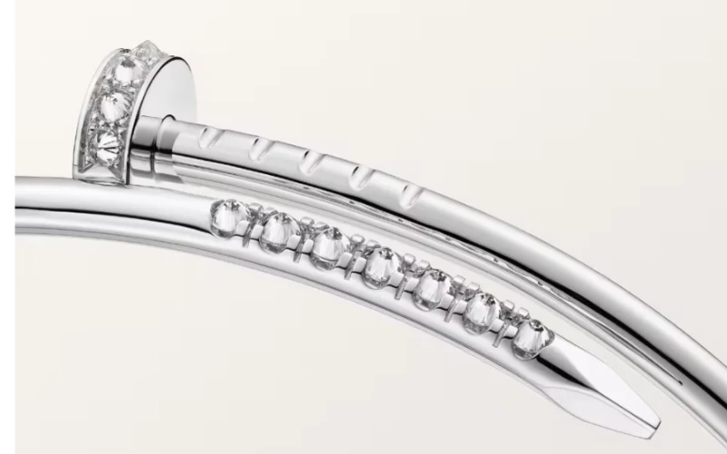 Cartier Juste un Clou bracelet, small model, inverted diamonds (SIZE 15) B6092015 3