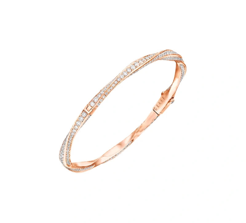 GRAFF SPIRAL FULL PAVE DIA BRACELET (SIZE M) RGB348 1