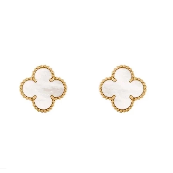 Van Cleef & Arpels. VINTAGE ALHAMBRA EARRINGS VCARA44100