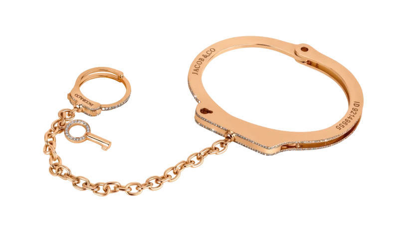 Jacob & Co Love Lockdown Wristlet Bracelet J&CO10623 1