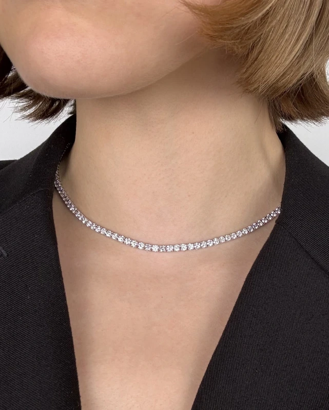 DeRosa ROUND DIAMOND 13.20 CT NECKLACE (SIZE 38.5) N893647 2