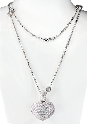 Pasquale Bruni HEART DIAMONDS 7 CT NECKLACE PB 7CT 2