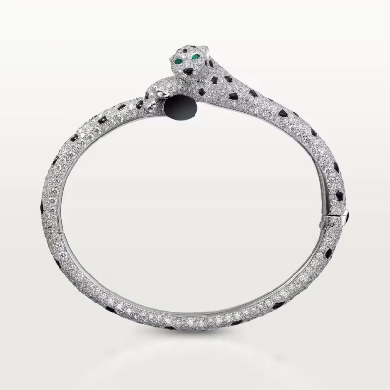 Cartier PANTHÈRE DE CARTIER BRACELET, PAVED (SIZE 16) H6001516 4