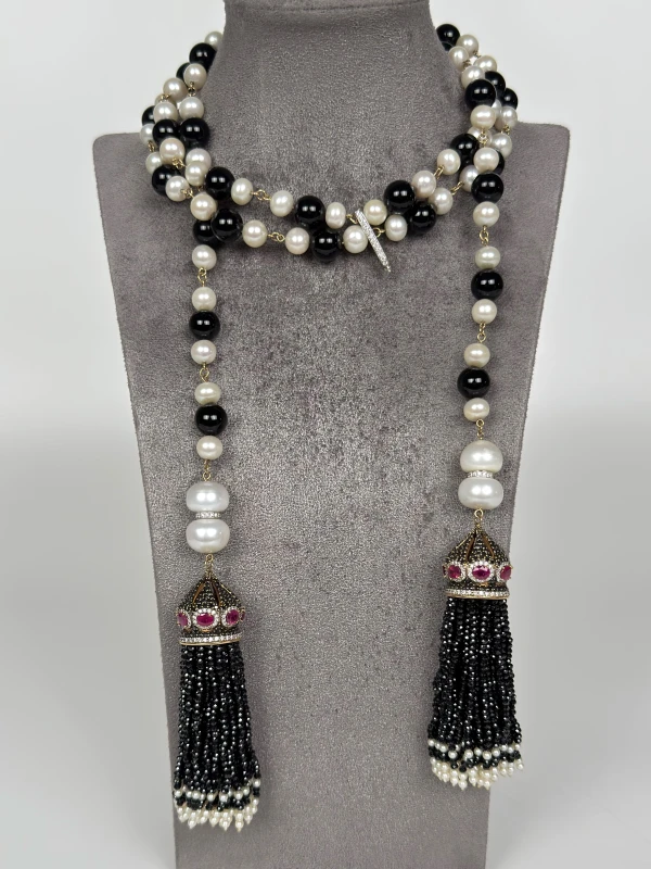 YANUSH GIOIELLI PEARL NECKLACE YN6015PON 2