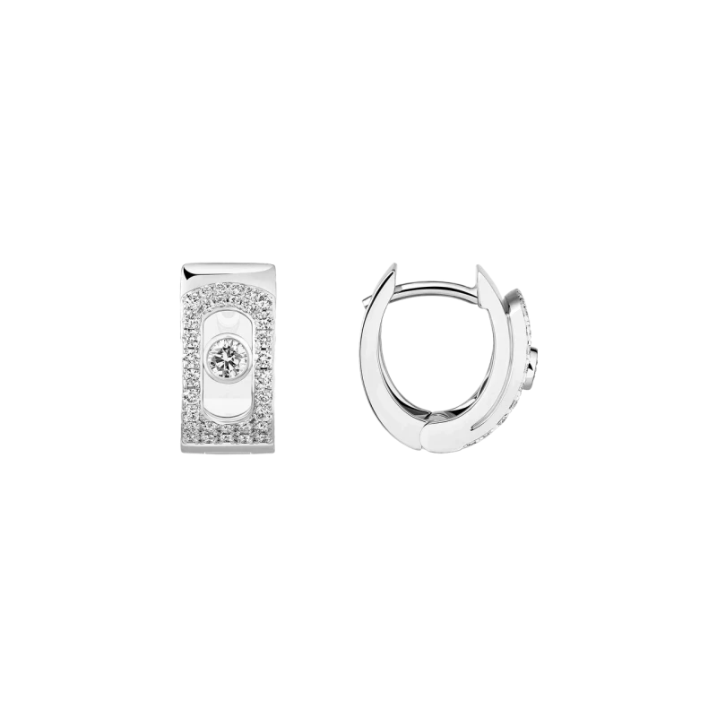 MESSIKA Move Noa pavé hoop earrings 15416-WG 2