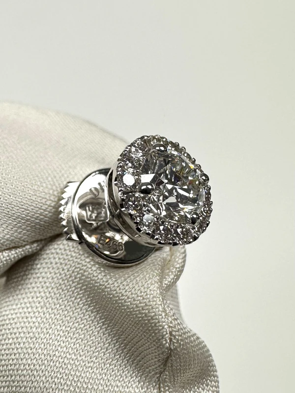 DeRosa DIAMOND EARRINGS 0.70-0.70 CT F/VVS2-VS1 (GIA) E4591901 5