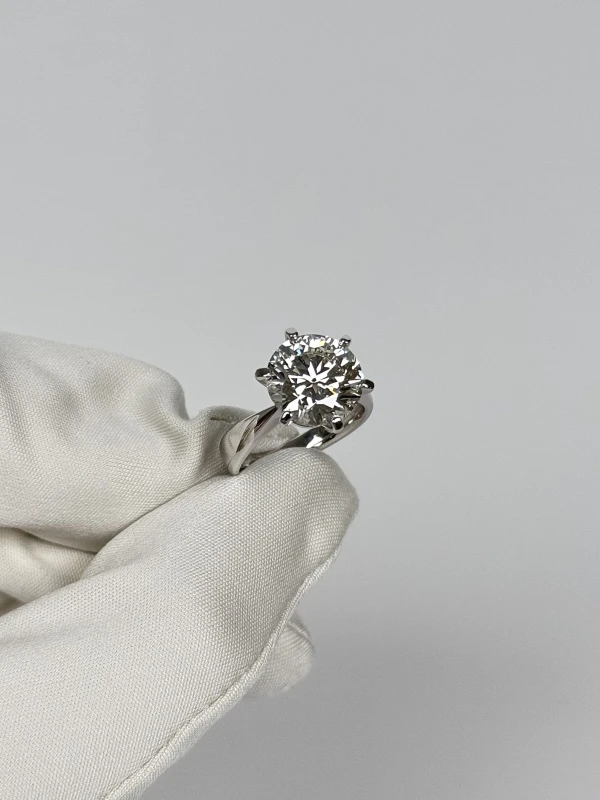 No name ROUND DIAMOND 5.10 CT J/VS1 RING (GIA) NN5.10J/VS1 3