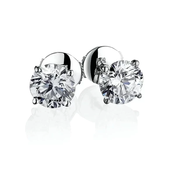 DIAMOND EARRINGS 0.70-0.70 ct I/VS (GIA)